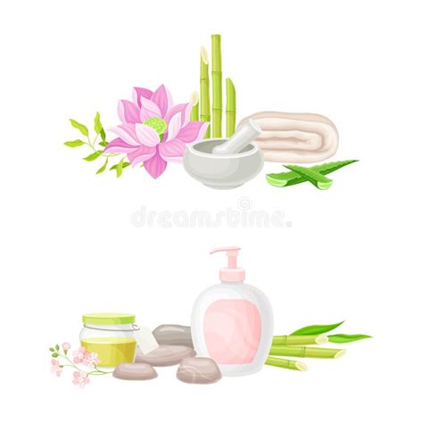 spa treatment composition  bamboo essential oil  stones
