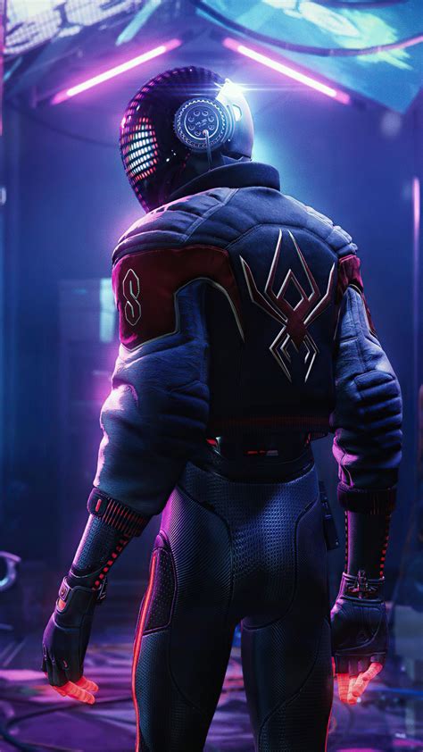 marvels spider man miles morales wallpaper  cyberpunk