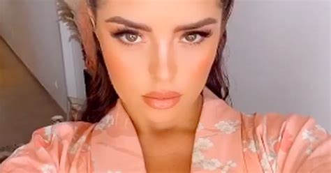 demi rose s boobs steal show as she flaunts killer curves in plunging
