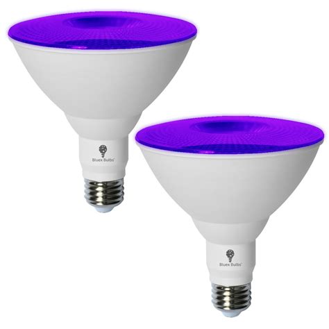 pack bluex led par flood purple light bulb  watt equivalent dimmable  base