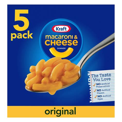 kraft original flavor mac  cheese  ct  oz multipack
