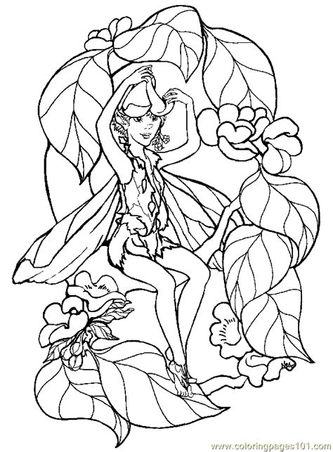printable coloring image elves coloring page  fairy coloring