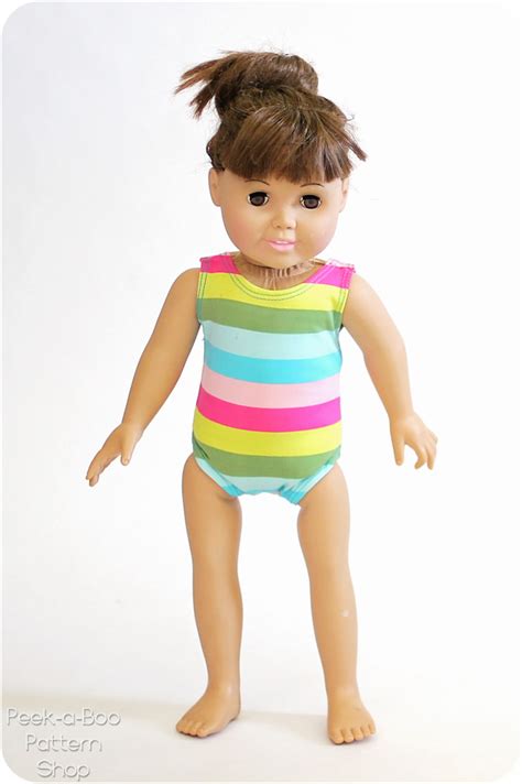 free 18 doll swimsuit and leotard pattern peek a boo pages patterns fabric and more