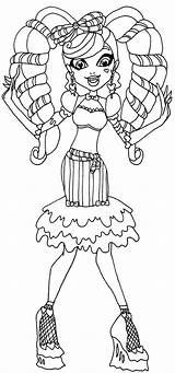 Draculaura Screams Sweet Coloring Monster High Pages Elfkena Deviantart Girls Visit Printable sketch template