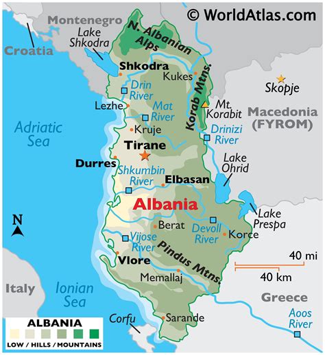balkanatolia blog maps  albania   regions