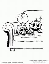 Halloween Coloring Snoopy Pages Peanuts Charlie Brown Sheets Comments Coloringhome sketch template