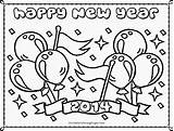 Coloring Pages Year Happy Printable Print 1714 Nice Kids sketch template