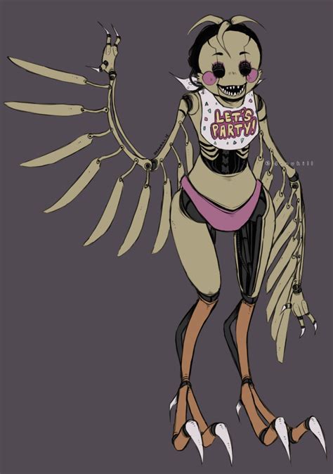 Toy Chica B0t By Drawkill On Deviantart Fnaf Drawings Anime Fnaf