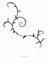 Clipart Line Vines Vine Coloring Library sketch template