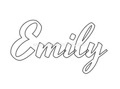 emily coloring page