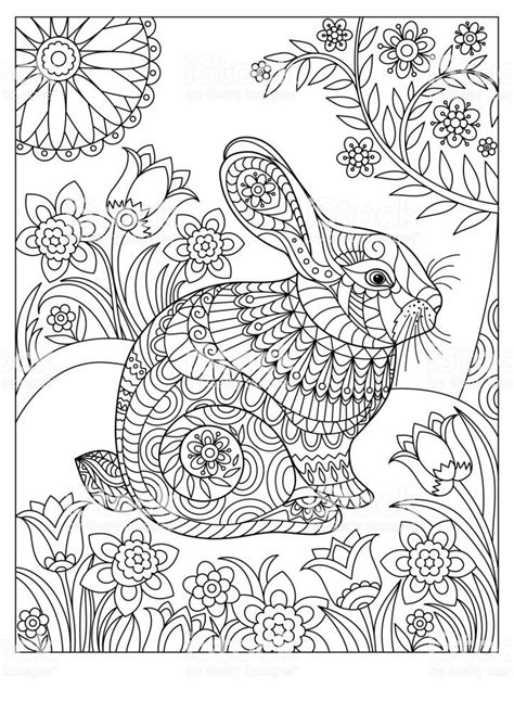 easter bunny coloring pages  adults richard fernandezs coloring pages