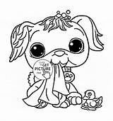 Littlest Dog Lps Puppy Bubakids Getcolorings sketch template