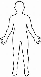 Body Outline Printable Human Template Person sketch template