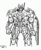 Coloring Pages Prime Optimus Transformers Transformer Clipart Library sketch template