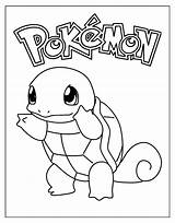 Squirtle Coloring Pages Print Pokemon Cute sketch template
