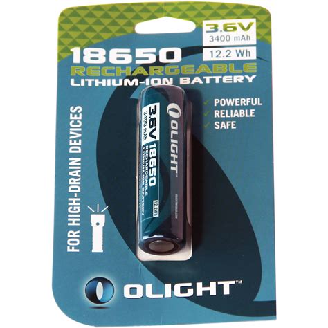 olight  rechargeable lithium ion battery  mah card