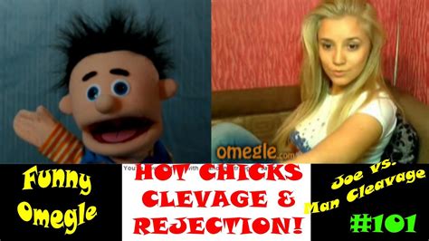 omegle trolling funny chatroulette hot chicks cleavage and rejection for slow joe youtube