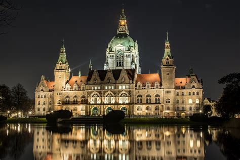 rathaus hannover germany foto bild architektur architektur bei nacht gebaeude bilder auf