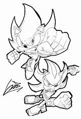 Shadow Super Coloring Drawing Pages Hedgehog Paintingvalley sketch template