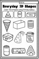Shapes 3d Worksheet Worksheets Shape 2d Printable Kindergarten Grade Kids Activities Printables First Visit Solid sketch template