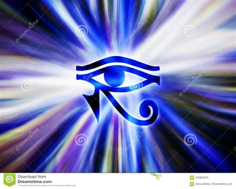 Eye Of Horus Egyptian Symbol Stock Illustration