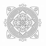 Mandala Coloring Pages Printable Mandalas Abstract Print Stress Color Relieve These Help Para Colorir Stencils Meditate Aztec Book Adults Pattern sketch template