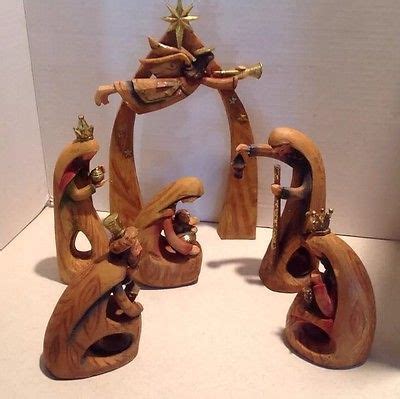 pin  torrie franklin  decorating ideas nativity set candle