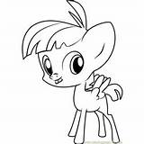 Coloring Pony Little Pages Featherweight Friendship Magic Coloratura Countess Coloringpages101 sketch template