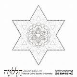 Coloring Jewish Guardado sketch template