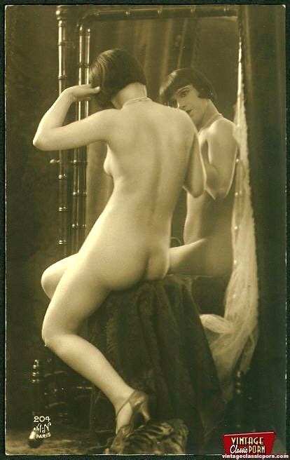 pinkfineart vintage 20s from behind from vintage classic porn