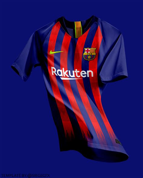 fc barcelona home kit concept