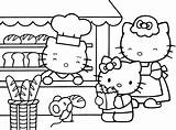 Bakery Coloring Pages Getdrawings sketch template
