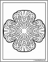 Celtic Coloring Pages Irish Printable Designs Cross Colorwithfuzzy Scottish Dragon Color Patterns Adult Radiant Getcolorings Knot Gaelic Dance Print Getdrawings sketch template