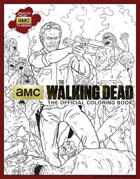 walking dead tv series    coloring book