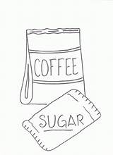 Sugar Sugarcane sketch template