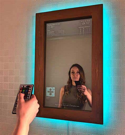 smart  magic mirror   home connected crib