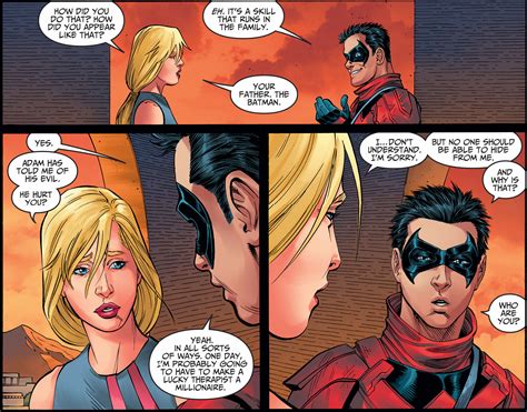 damian wayne meets supergirl injustice ii comicnewbies