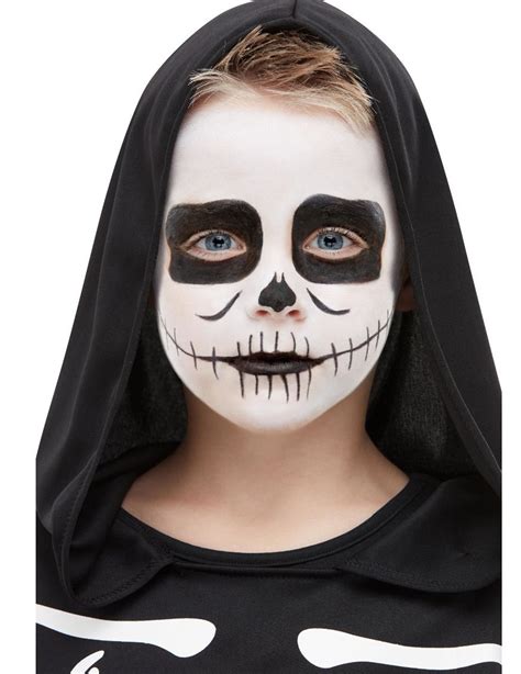 skelet fx schmink set voor kinderen schminken goedkope carnavalskleding vegaoo