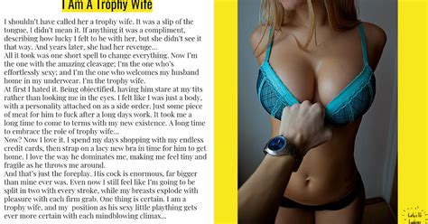 Carly S Captions Magic Tg Caption I Am A Trophy Wife