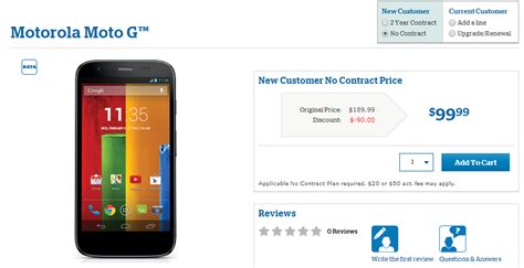Us Cellular Adds The Moto G To Its Lineup At 99 Off Contract