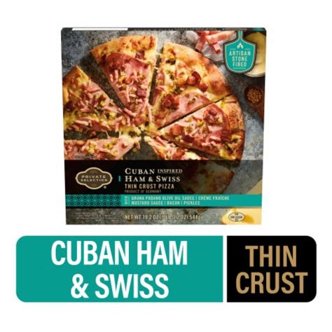 Private Selection® Cuban Inspired Ham And Swiss Thin Crust Pizza 19 2 Oz