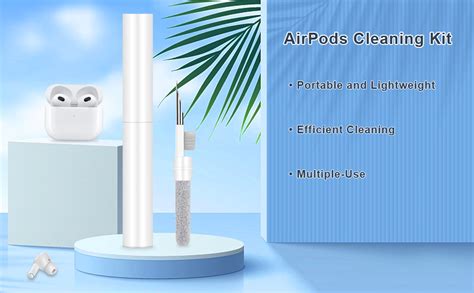 amazon kit nettoyage airpods nettoyeur airpods pro    gadget portable pour nettoyage