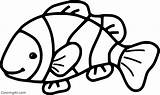 Clownfish Coloring Pages sketch template