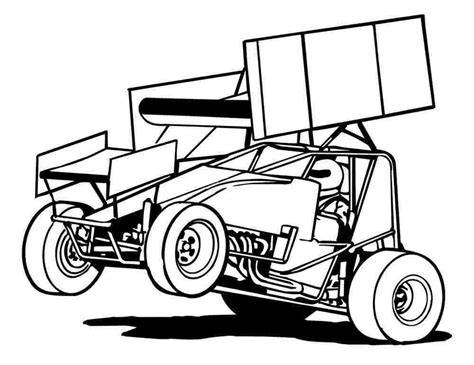 dirt track racing coloring pages  stock car coloring pages stock car