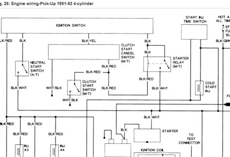 toyota pickup ignition switch wiring diagram wiring diagram
