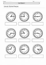 Heure Exercice Anglais Exercices Cm1 Worksheets Apprendre Quart Heures Horloge Telling Ce1 Wifeo Ce2 Demie Des Niveau sketch template