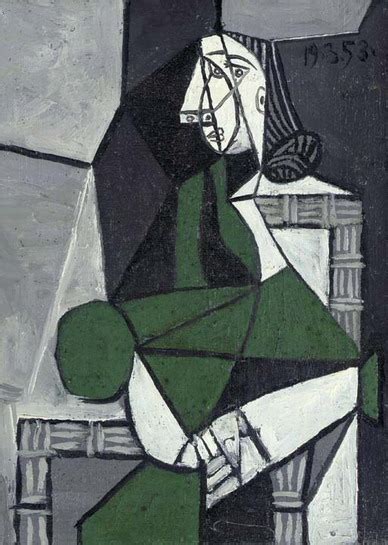 pablo picasso — seated woman 1953