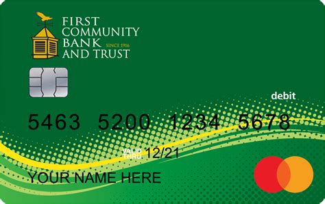 debit mastercard  community bank  trust