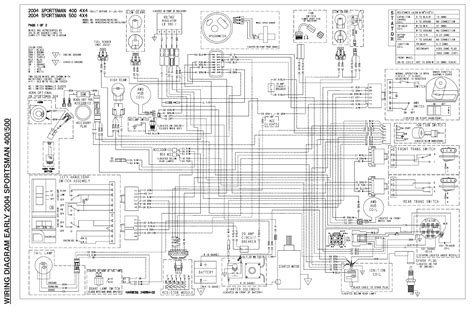 polaris sportsman  ho awd wiring diagram wiring diagram  schematic