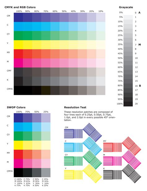color test chart  printer home interior design